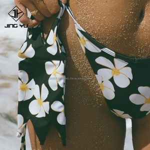 Trajes de Baño de Diseñador al por Mayor, Conjunto de Bikini con Estampado Personalizado, Traje de Baño Hawaiano para Mujer, Bikini Personalizado con Logotipo - Product Image 5