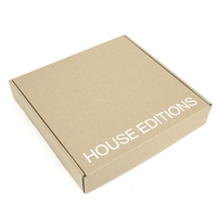 Boîte d'expédition en carton ondulé personnalisée, boîte d'emballage en kraft pour vêtements, livres, cosmétiques, produits de vente en ligne, emballage de produits de vente au détail