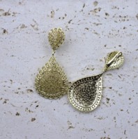 14k Or Cuivre Traditionnel Marocain Boucle D'oreille Pendentif Exquis Et Populaire Évider Boucles D'oreilles De Mariage Accessoires De Mariée