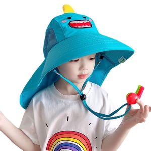 Kulomi Children's Bucket Hat With Neck Protection UV Sunshade Breathable Cotton For 2-6 Years Old Boys And Girls - Product Image 5