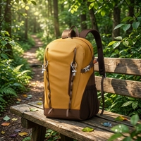Sac à dos de randonnée imperméable en polyester, sac de camping extérieur, sac à dos de voyage unisexe, sac à dos portable de moins de 20L