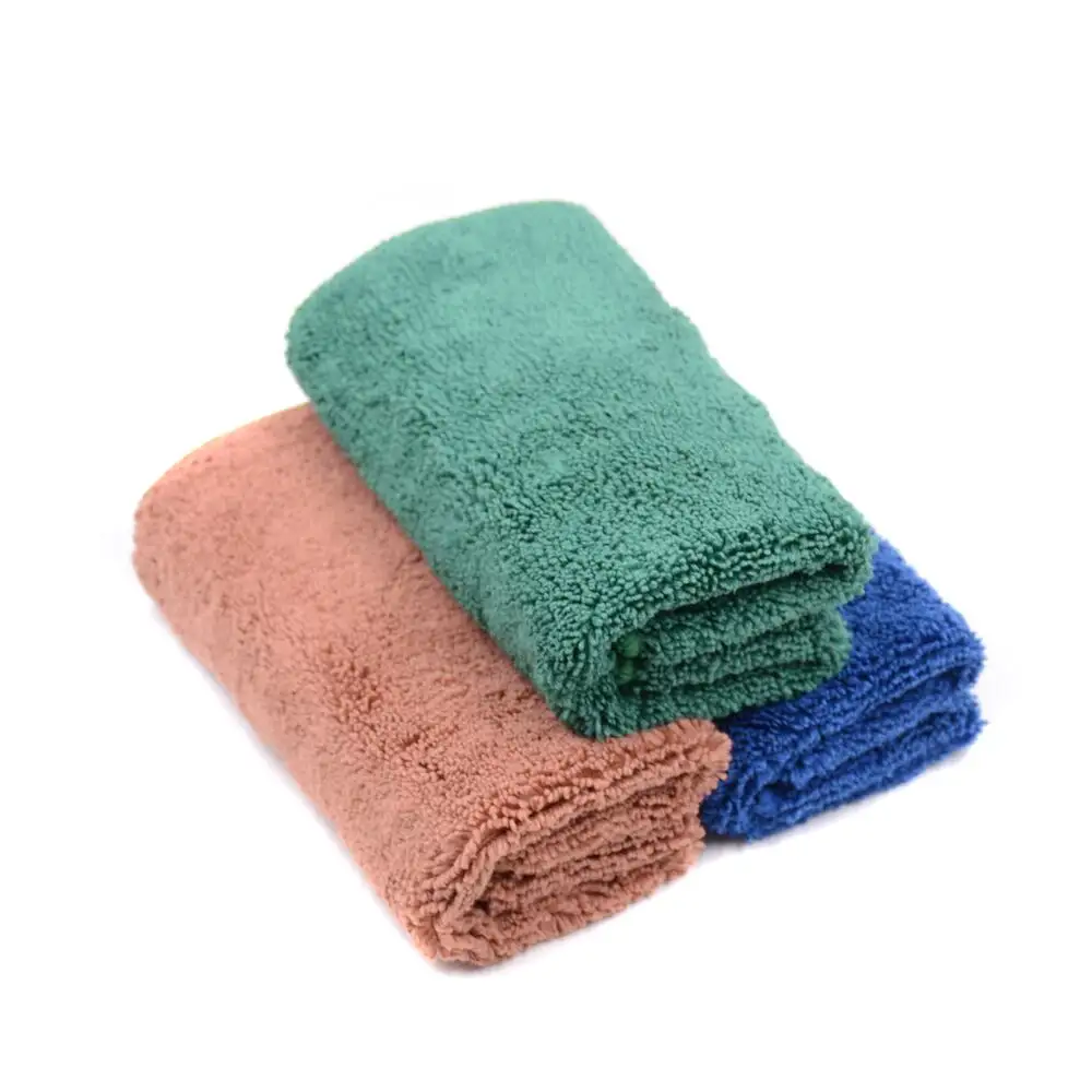 30*40cm Microfiber Home Cleaning Cloth Durable Car Wash Cleaning Cloth Polyester Kitchen Towel