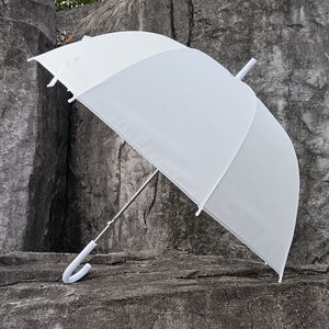 <span class=keywords><strong>Parapluie</strong></span> bulle semi-<span class=keywords><strong>transparent</strong></span> givré, écologique, coupe-vent, en fibre de verre, à long manche, dôme arqué, <span class=keywords><strong>transparent</strong></span> mat, pour la pluie - Product Image 1