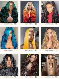 13*4 13*6 HD 4/27 Ombre droite vague de corps dentelle frontale perruques de cheveux humains pour les femmes noires en gros argent <span class=keywords><strong>pas</strong></span> <span class=keywords><strong>cher</strong></span> perruque sans colle - Product Image 6