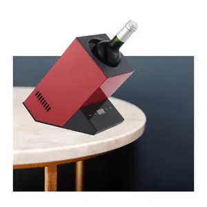 Enfriador de vino portátil para uso en coche, mini congelador para bebidas, diseño de encimera