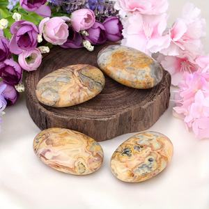 Pierre de guérison en agate polie naturelle à motifs colorés pour le Feng Shui, vente en gros - Product Image 1