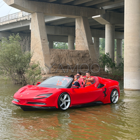 Véhicule amphibie commercial 5 places certifié CE, bateau à réaction, jet ski, embarcation rapide pour les flottilles de stations balnéaires lacustres