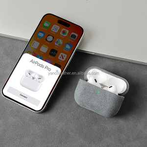 2025 nouveau produit étui airpod en cuir étui en cuir airpod de luxe étui en cuir pour <span class=keywords><strong>airpods</strong></span> Pro3 - Product Image 5