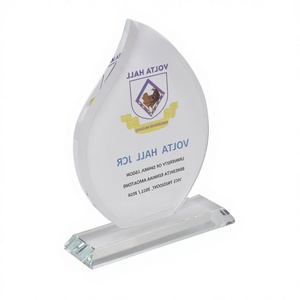 Trofeo de Cristal Transparente al por Mayor, Premio de Cristal Personalizado con Impresión UV, Grabado Estilo Cruz, Trofeo Personalizado - Product Image 4