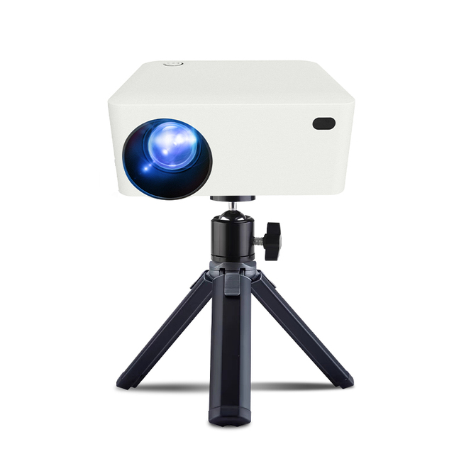 200Lumen Mini Portable Beamer 4k Lcd With Built-In Dual Speakers Ultra Short Throw Home Theater Projector