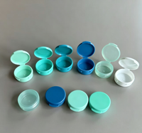 Pot en plastique coloré de 1g, 3g, 5g, 10g, petit pot en plastique PP portable