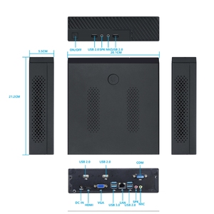 คอมพิวเตอร์ขนาดกะทัดรัด Sharerdp ปรับแต่งได้ตามความต้องการ OEM ODM H510 H610 H470 พร้อมพอร์ตแสดงผล HD VGA แบบคู่ รองรับจอภาพคู่ - Product Image 5