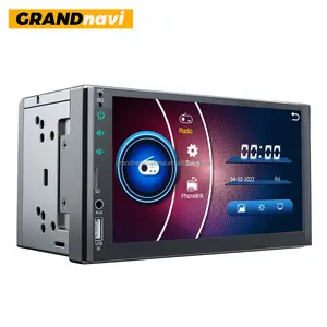 GRANDnavi Máy Phát Thanh Dvd Xe Hơi Phổ Thông 2Din MP5 7Inch Cho Xe Hơi Đài Phát Thanh Màn Hình Cảm Ứng BT Cho Carplay