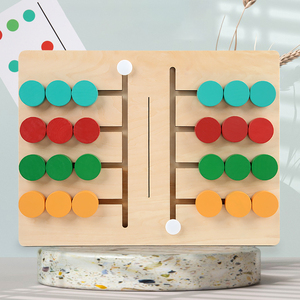 Puzzle in Legno Montessori, Gioco <span class=keywords><strong>di</strong></span> Abbinamento Colori e Forme, <span class=keywords><strong>Giochi</strong></span> Logici Educativi per Bambini e Bambine in Età Prescolare - Product Image 5