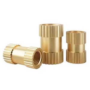 Gb809 <span class=keywords><strong>Brass</strong></span> có khía chèn Nut cho ép phun Nhúng Ren chèn đôi vượt qua loại M2 M2.5 M3 M4 <span class=keywords><strong>M5</strong></span> M6 M8 M10 M12 - Product Image 5
