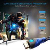 Connecteurs or 8K support de câble HDMI 1080p 2160p 4K x 2K