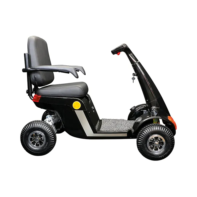 Scooter elettrico pieghevole per adulti a 4 ruote per anziani leggeri portatili