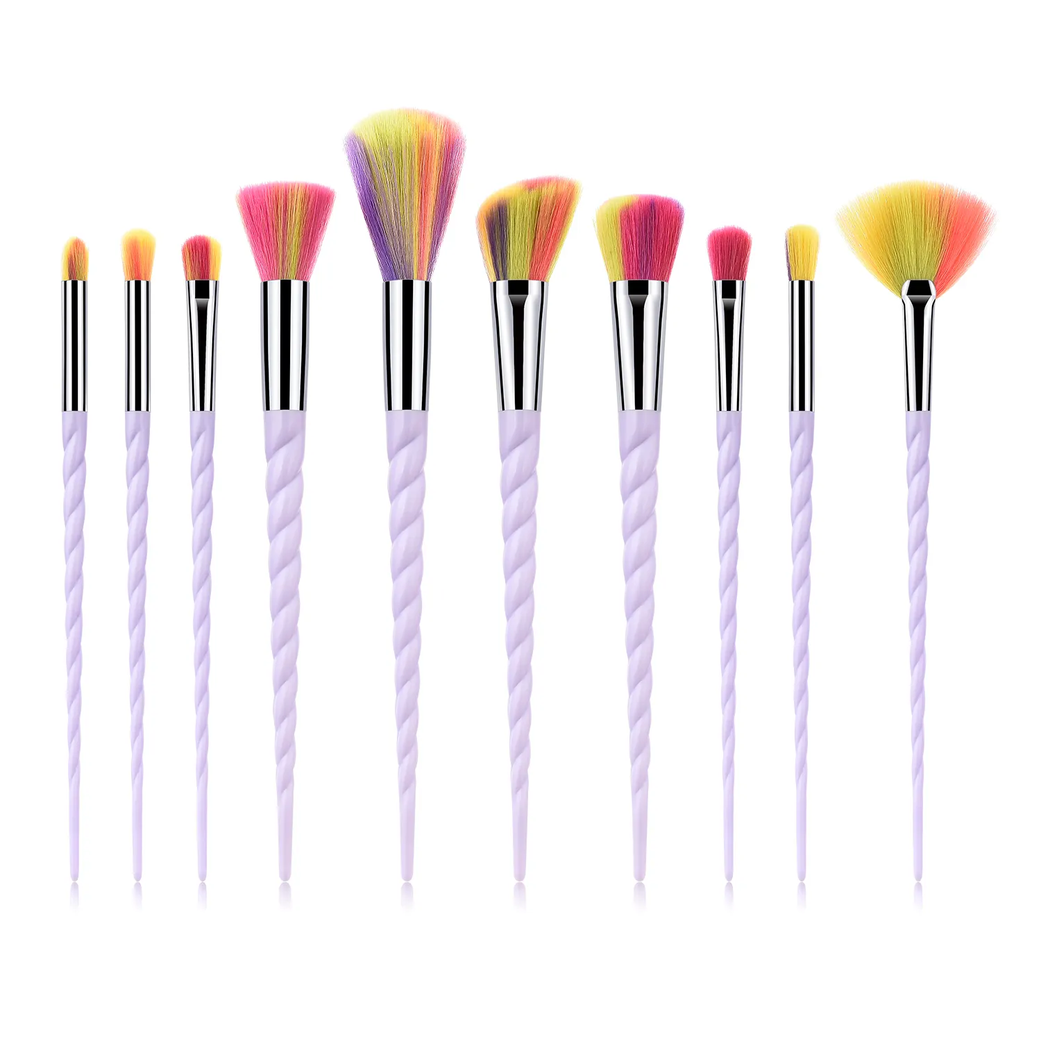 Thời trang vít loại trang điểm Brush Set 10pcs