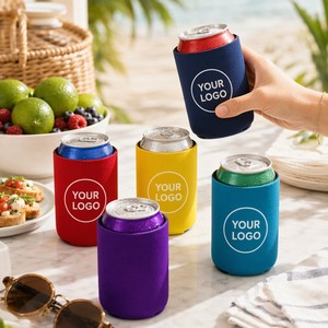 Funda de Neopreno Personalizada para Latas de Cerveza de 12oz, Portavasos Plegable con Impresión por Sublimación, Venta al Por Mayor para Promociones OEM - Product Image 5