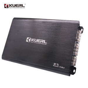 เครื่องขยายเสียงรถยนต์ KUERL Class Ab สี่แชนแนล รุ่น K-80.4 บลูทูธ 12V 4 โอห์ม สำหรับอัพเกรดระบบเสียงรถยนต์ - Product Image 5
