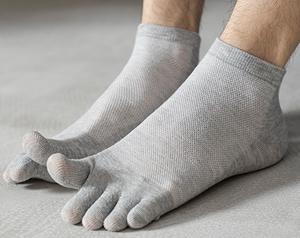 Dedo Yoga Gimnasio <span class=keywords><strong>Calcetines</strong></span> Algodón Cierre Mujeres Hombres 5 Toe Separator Toe <span class=keywords><strong>Calcetines</strong></span> - Product Image 4