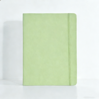 Ensemble de carnets en cuir PU multicolores personnalisés avec fermeture élastique, journal relié rigide pour le bureau, l'école et un usage personnel