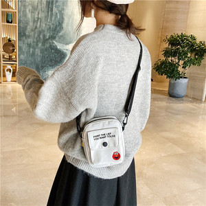 Women Crossbody Bags Female Students Simple Single Shoulder Bags <b>Small</b> Canvas Shoulder Bag - Product Image 5
