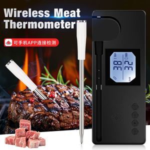 Nouveau thermomètre à viande sans fil intelligent avec surveillance à distance pour rôtissoire, four et barbecue - Product Image 2