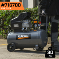 KSEIBI Heavy Duty KDA 15-24 Compresseur d'air 24L Réservoir pour travaux prolongés