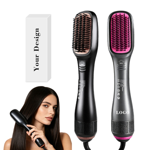 ไดร์เป่าผมเซรามิกป้องกันความร้อนลวก รุ่นใหม่ล่าสุด ยี่ห้อ Private Label พร้อมแผ่นทำความร้อนอะลูมิเนียมอัลลอยด์ หวีจัดแต่งทรงผมอัตโนมัติ - Product Image 1