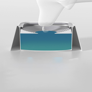 Bol d'eau anti-déversement pour chien, disque flottant anti-éclaboussures, fontaine pour animaux de compagnie, distributeur d'eau à alimentation lente sans goutte pour chiens et chats - Product Image 4