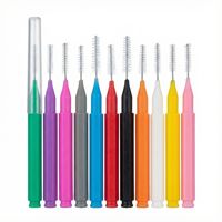 Brosses interdentaires jetables, cure-dents ergonomiques, adaptés aux brosses à dents, produits de nettoyage dentaire, soins bucco-dentaires, 30 pièces