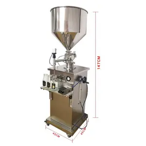 piston 2 nozzles 20ml 5 ml 100 mol 10 heads semi-automatic single head egg perfume cosmetic liquid soap filling machine