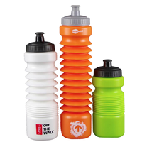 Bouteille d'eau pliable écologique pour le sport, gourde réutilisable portable de 1000 ml en plastique, bouteilles d'eau de sport personnalisées