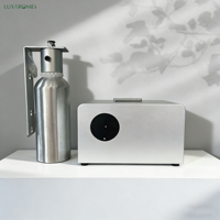 Diffuseur d'aromathérapie portable commercial avec contrôle par application, construction métallique, capacité de 1000 ml, parfum d'huiles essentielles, minuterie