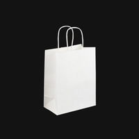 Sac en papier kraft brun personnalisé avec poignée torsadée, matériaux recyclés, style classique, vêtements avec impression en gravure, votre logo