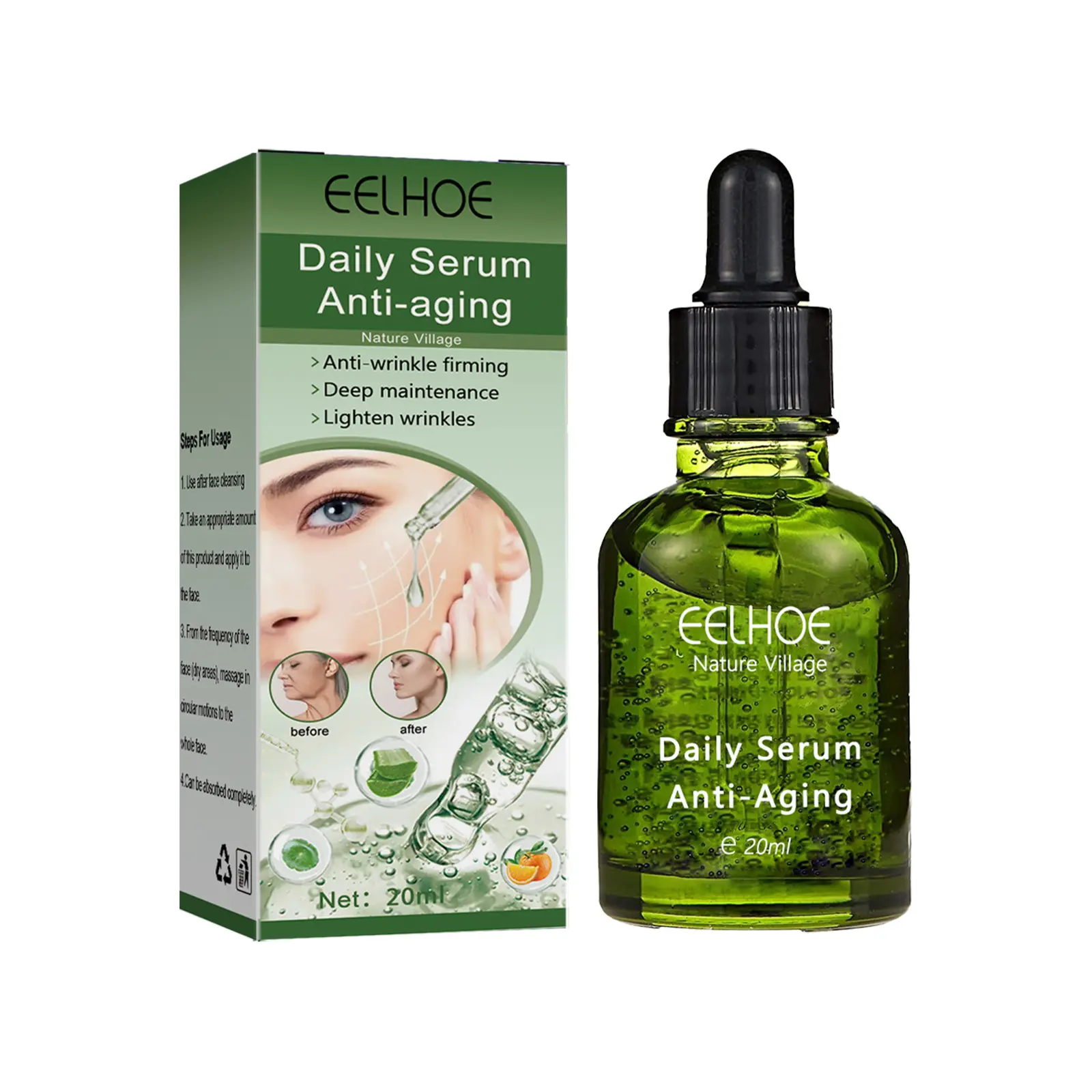Wholesale Anti Aging Serum Deep Maintenance Firming Facial Skin Refine Wrinkles Collagen Face Lifting Serum