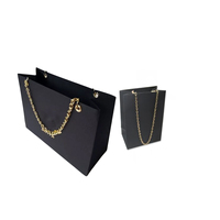 Sacs en papier de luxe biodégradables personnalisés avec logo imprimé pour bijoux artisanaux, vêtements et shopping