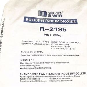 Dawn Dioxyde de titane R2195 Pigment blanc de qualité industrielle de haute pureté Prix compétitif Rutile Dioxyde de titane Titane - Product Image 2