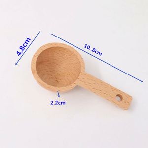 Wholesale 15ml Wood Coffee Scoop Small <b>Measuring</b> <b>Spoons</b> for Coffee Tea Sugar - Product Image 2