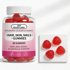 Suplementos de Colágeno Vegano de Marca Privada, Gomitas de Colágeno con Biotina, <span class=keywords><strong>Vitaminas</strong></span> en Gomitas <span class=keywords><strong>para</strong></span> <span class=keywords><strong>Cabello</strong></span>, <span class=keywords><strong>Piel</strong></span> <span class=keywords><strong>y</strong></span> Uñas - Product Image 1