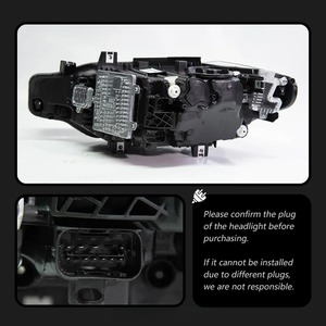 F30 2013-2019 3 Loạt Màu Sắc Kép Phiên Bản Màu Vàng Và Trắng Nâng Cấp Đèn Pha <span class=keywords><strong>LED</strong></span> Đầu Đèn Ikon Phụ Kiện Cho BMW - Product Image 5