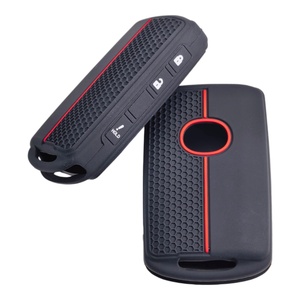 Housse de clé en silicone compatible avec Mazda 3 6 CX3 CX5 CX9 MX5 Miata, clé intelligente à 3 boutons (verrouillage, déverrouillage et fonction panique) - Product Image 4