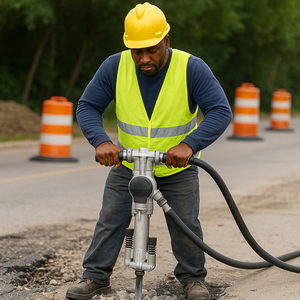 Equipo de perforación de minería neumática de mano 26J con taladro rotativo de varilla de perforación de acero con componente de motor de núcleo - Product Image 1