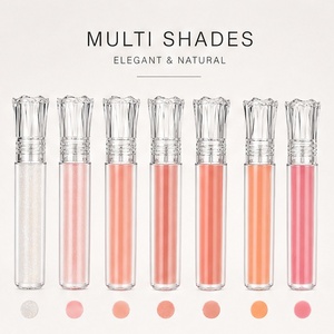 Gloss à lèvres scintillant de qualité supérieure avec effet miroir et effet repulpant pour le maquillage quotidien, logo personnalisé disponible - Product Image 4
