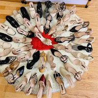 Liquidation de Stock, Vente Directe Usine, Surstocks, Dernières Sandales à Talons pour Femmes, Chaussures Féminines, Grande Quantité de Chaussures en Stock
