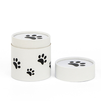 Fabricant d'urnes commémoratives souvenir chat chien empreinte de patte funéraire crémation urnes pour animaux Bio cendres Tube de dispersion pour l'enterrement de l'eau