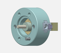 Mandrin hydraulique solide à 2 mors AUTOCHUCK 2P-04, plage de serrage 5-110 mm, pour tour CNC, idéal pour pièces carrées et de formes spéciales