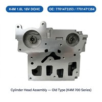Ensemble de culasse K4M 7701473353 7701471364 Renault Clio II III Megane I Kangoo Laguna Scenic Symbol 1.6 16V Nissan Almera