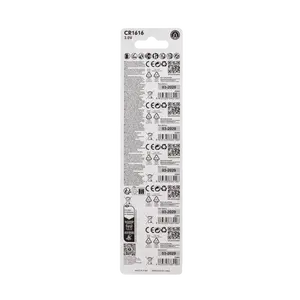 Pila de botón de 3 V CR1616, paquete de 5 unidades, ideal para relojes, calculadoras y pequeños dispositivos electrónicos. - Product Image 2